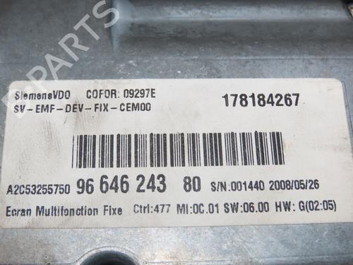 Instrument cluster CITROËN C4 Picasso I MPV (UD_) 2.0 HDi 138 | BP29150969C47