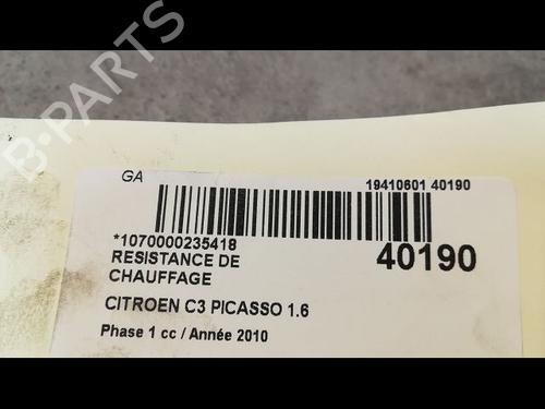Used Heater resistor CITROËN C3 Picasso (SH_) 1.6 HDi (90 hp) 11677288