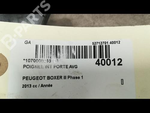 Front left interior door handle PEUGEOT BOXER Platform/Chassis 2.2 HDi 110 | BP9610435I13 