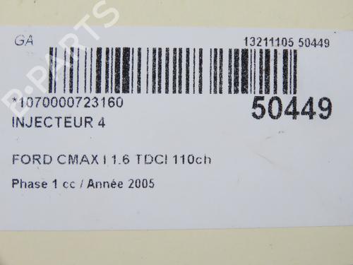 Injector FORD FOCUS C-MAX (DM2) 1.6 TDCi | BP32691154M100  - Image 5