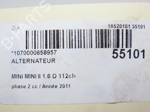 Alternator MINI MINI (R56) Cooper D | BP29170443M7  - Image 8