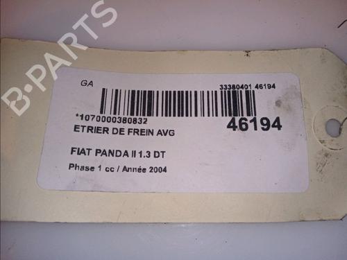 Left front brake caliper FIAT PANDA (169_) 1.3 D Multijet (169.AXC1A) | BP14878588M105 