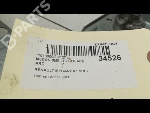 Rear right window mechanism RENAULT MEGANE II (BM0/1_, CM0/1_) 1.5 dCi (BM0F, BM0T, BM2B, CM0F, CM0T) | BP9595635C25 