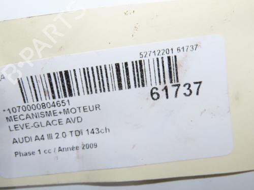 Front right window mechanism AUDI A4 B8 (8K2) 2.0 TDI | BP39997083C23 - Image 2