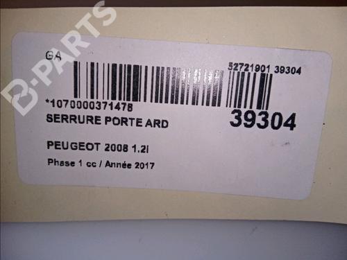 Rear right lock PEUGEOT 2008 I (CU_) 1.2 THP 110 / PureTech 110 | BP11103392C99