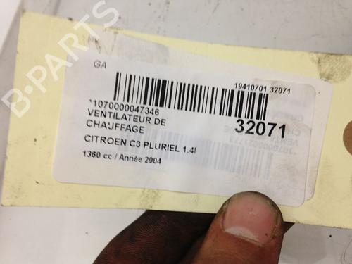 Heater blower motor CITROËN C3 Pluriel (HB_)  | BP23172490M62 