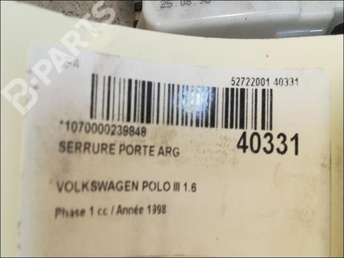Rear left lock VW POLO III (6N1) 75 1.6 | BP9608642C100 