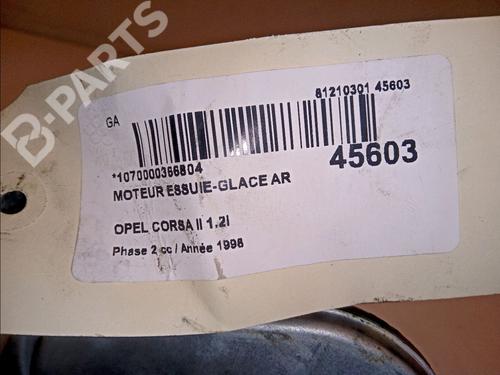 Rear wiper motor OPEL CORSA B (S93) 1.2 i 16V (F08, F68, M68) | BP11104571M102 