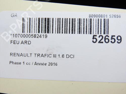 Right taillight RENAULT TRAFIC III Van (FG_) 1.6 dCi 140 (FGMA, FGMC) | BP28832670C35  - Image 5