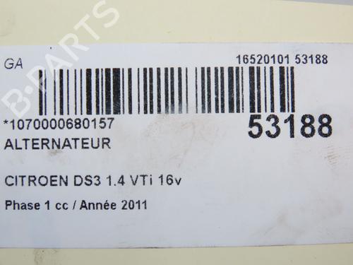Used Alternator CITROËN DS3 (SA_) 1.4 VTi 95 (95 hp) 30955779