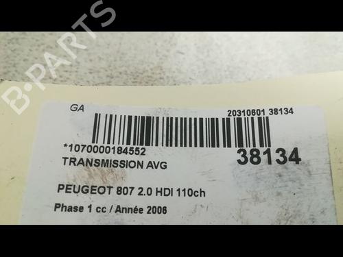 Left front driveshaft PEUGEOT 807 (EB_) 2.0 HDi | BP23172852M38