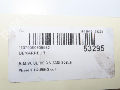 Used Starter Starter BMW 3 Touring (E91) 325 i (218 hp) 39660470 39660470
