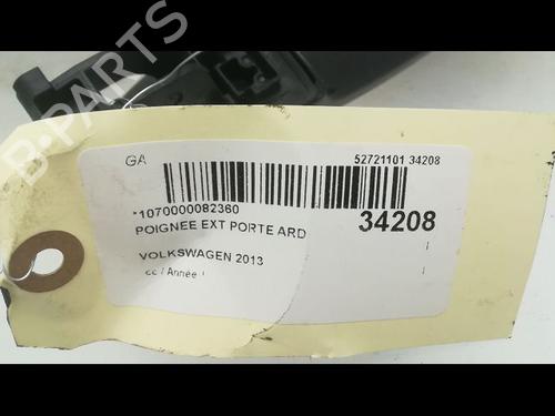 rear-right-exterior-door-handle-vw-passat-b7-variant-365-20-tdi-3c0837206gru-2010-2011-2012-2013-2014-2015-9596364 main image