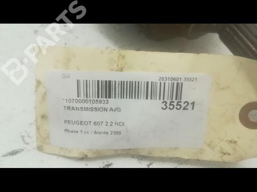 Left front driveshaft PEUGEOT 607 (9D, 9U) 2.2 HDi | BP9597561M38 