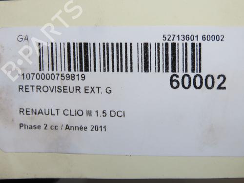 left-mirror-renault-clio-iii-br01-cr01-2005-2006-2007-2008-2009-2010-2011-2012-2013-2014-37499516 main image