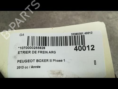 Used Left rear brake caliper PEUGEOT BOXER Platform/Chassis 2.2 HDi 110 (110 hp) 14877859