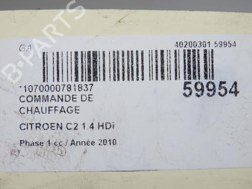 Used Climate control Climate control CITROËN C2 (JM_) 1.4 HDi (68 hp) 39966853 39966853