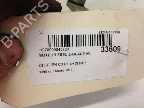 Used Front wiper motor Front wiper motor CITROËN C3 II (SC_) 1.4 HDi 70 (SC8HZC, SC8HR0, SC8HP4) (68 hp) 9593662 9593662