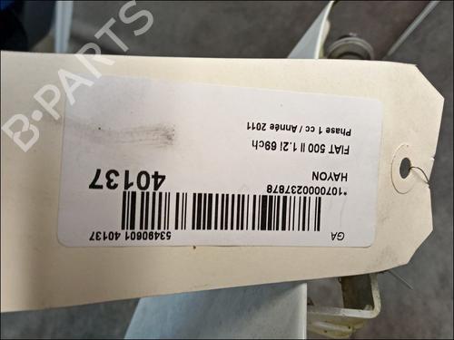 Used Tailgate FIAT 500 (312_) 1.2 (312AXA1A) (69 hp) 9821768