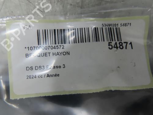 Aileron arrière DS DS 3 / DS 3 CROSSBACK (UR_, UC_, UJ_) 1.2 PureTech 130 (URHNSS) (131 hp) 31865300