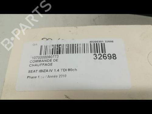 Used Climate control SEAT IBIZA IV SC (6J1, 6P5) 1.4 TDI (80 hp) 9596810