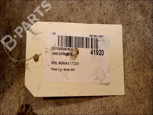 Expansion tank OPEL MERIVA B MPV (S10) 1.7 CDTI (75) | BP9617317C120 