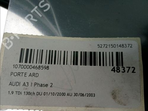 Dør høyre bak AUDI A3 (8L1) 1.9 TDI | BP18058514C5 