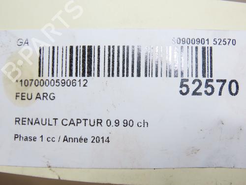 Left taillight RENAULT CAPTUR I (J5_, H5_) 0.9 TCe 90 | BP28969636C34 