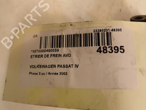 Right front brake caliper VW PASSAT B5.5 (3B3) 1.9 TDI | BP23173964M104