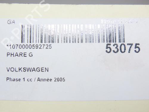 Left headlight VW TRANSPORTER T5 Van (7HA, 7HH, 7EA, 7EH) 1.9 TDI | BP28969463C28 