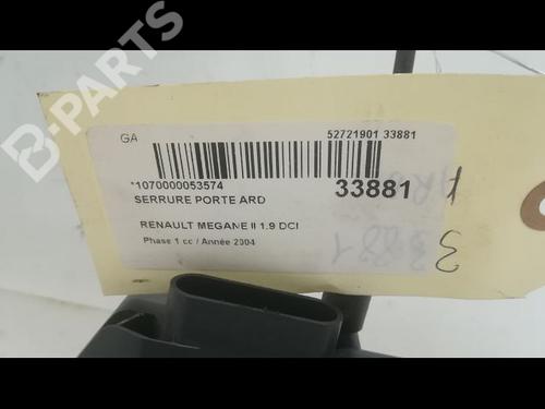 Rear right lock RENAULT MEGANE II Estate (KM0/1_) 1.9 dCi (KMRG, KM1G, KM0G, KM2C) | BP9597088C99 