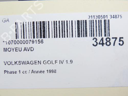 Used Left front steering knuckle VW GOLF IV (1J1) 1.9 TDI (110 hp) 28967522