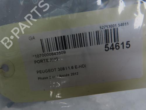 Used Left front door PEUGEOT 308 I (4A_, 4C_) 1.6 HDi (112 hp) 28801950