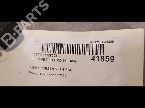 Front left exterior door handle FORD FIESTA VI (CB1, CCN) 1.4 TDCi | BP9614587C128 