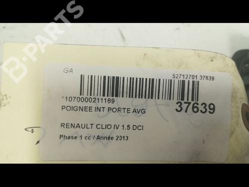 Front left interior door handle RENAULT CLIO IV (BH_) 1.5 dCi 90 | BP9604665I13 