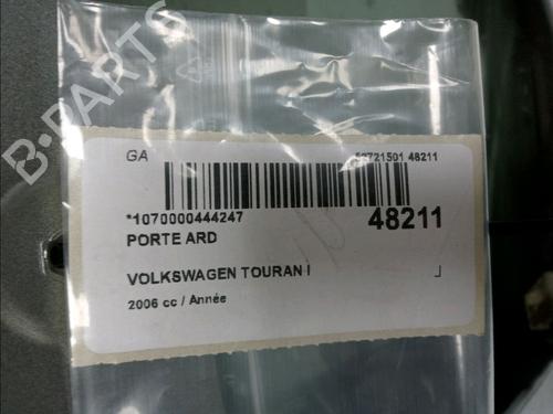 Right rear door VW TOURAN (1T1, 1T2) 1.9 TDI | BP15984048C5