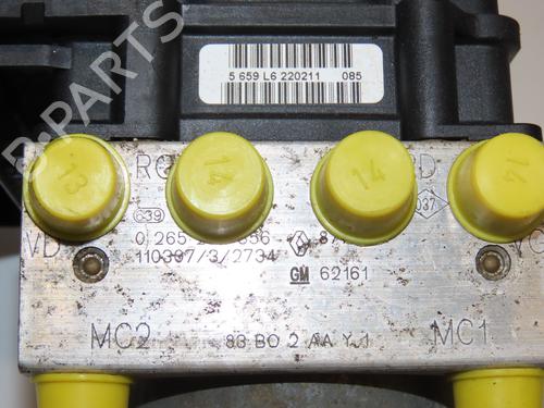 ABS pump RENAULT TRAFIC II Van (FL) 2.0 dCi 90 (FL0H, FL00, FL01, FL0M, FL0P, FL0S) | BP29128775M43 
