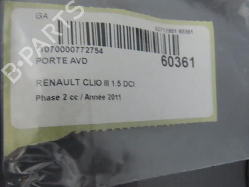 Used Right front door Right front door RENAULT CLIO III (BR0/1, CR0/1) 1.5 dCi (75 hp) 39698947 39698947