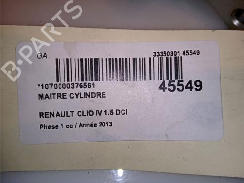 Used Brake master cylinder Brake master cylinder RENAULT CLIO IV (BH_) 1.5 dCi 90 (90 hp) 11100478 11100478