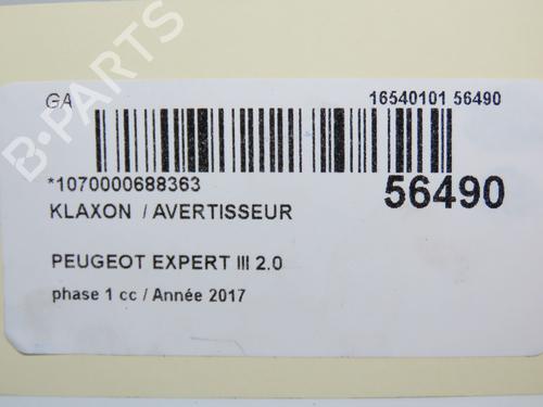 Horn PEUGEOT EXPERT Van (V_) 2.0 BlueHDi 120 | BP30824895E13 