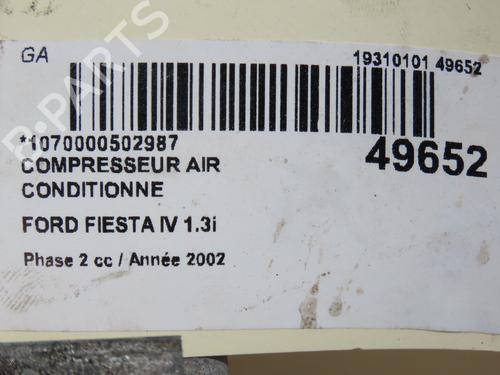 Used AC compressor FORD FIESTA IV (JA_, JB_) 1.3 i (60 hp) 18148680