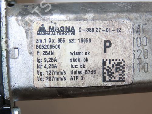 Front right window mechanism ALFA ROMEO MITO (955_) 1.4 MultiAir (955AXL1B) | BP22524650C23 