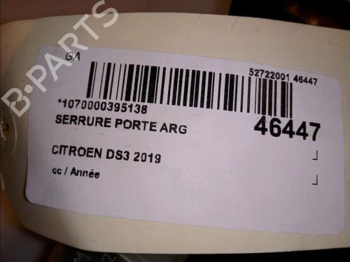 Used Rear left lock Rear left lock DS DS 3 / DS 3 CROSSBACK (UR_, UC_, UJ_) 1.2 PureTech 130 (URHNSS) (131 hp) 11998970 11998970