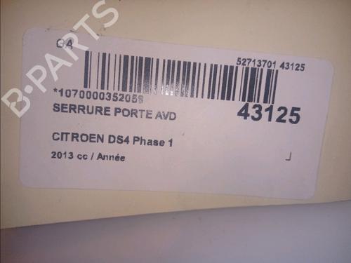 Front right lock CITROËN DS4 (NX_) 1.6 THP 200 | BP11932772C97
