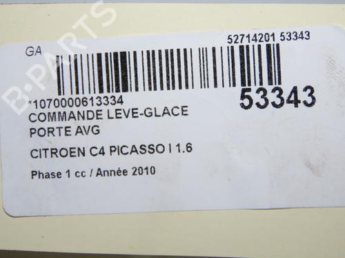 Left front window switch CITROËN C4 Grand Picasso I (UA_) 1.6 HDi | BP36367694I27  - Image 5