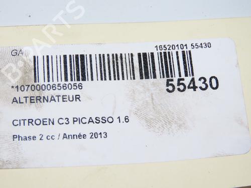 Generator CITROËN C3 Picasso (SH_) 1.6 HDI 90 (92 hp) 31865228