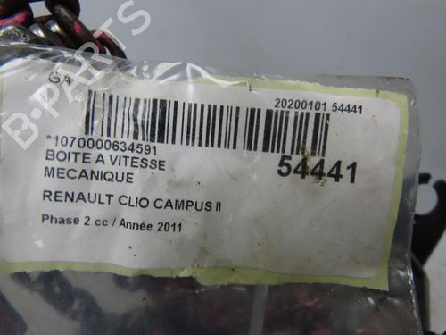 Gearbox RENAULT CLIO II (BB_, CB_) 1.2 16V (BB05, BB0W, BB11, BB27, BB2T, BB2U, BB2V, CB05,... | BP31935959M3 