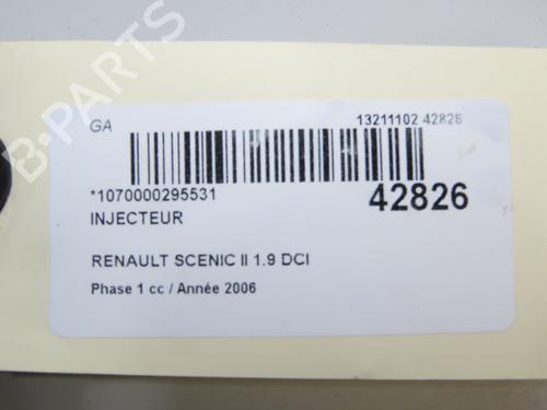 Used Injector Injector RENAULT GRAND SCÉNIC II (JM0/1_) 1.9 dCi (JM14) (131 hp) 34572797 34572797
