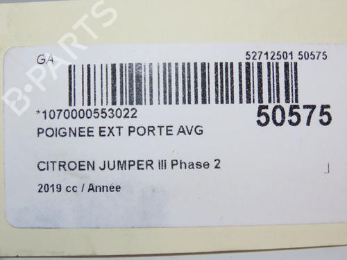 Front left exterior door handle CITROËN JUMPER II Van 2.0 BlueHDi 110 | BP19319561C128 