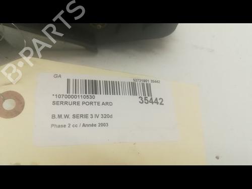 Used Rear right lock BMW 3 (E46) 320 d (150 hp) 9597733